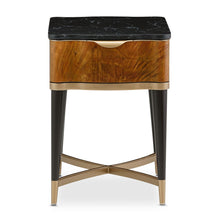 Load image into Gallery viewer, AICO Malibu Crest End Table in Crotch Mahogany
