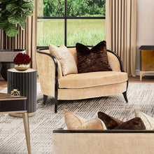 Load image into Gallery viewer, AICO Malibu Crest Round Chairside Table in Dark Espresso
