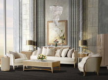 Load image into Gallery viewer, AICO Malibu Crest Round Chairside Table in Chardonnay
