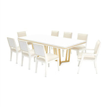 Load image into Gallery viewer, AICO Furniture Palm Gate Rectangular Dining Table in Cloud White
