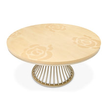 Load image into Gallery viewer, AICO Furniture Camellia Field Round Dining Table in Caramel
