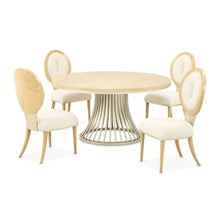 Load image into Gallery viewer, AICO Furniture Camellia Field Round Dining Table in Caramel
