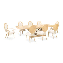 Load image into Gallery viewer, AICO Furniture Camellia Field Rectangular Pedestal Dining Table in Caramel

