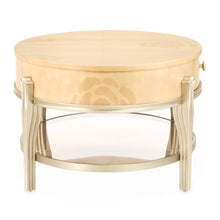 Load image into Gallery viewer, AICO Furniture Camellia Field Oval Cocktail Table in Caramel
