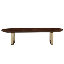 Load image into Gallery viewer, AICO Furniture Houston Oval Dining Table in Walnut
