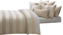 Load image into Gallery viewer, Amalfi 10-pc King Comforter Set in Sand
