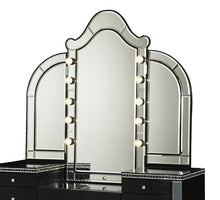 Load image into Gallery viewer, Hollywood Swank Vanity Mirror in Black Iguana
