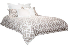 Load image into Gallery viewer, Harper 9-pc Queen Comforter Set in Natural

