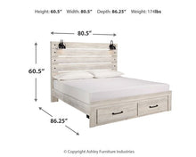 Load image into Gallery viewer, Cambeck Bed with 2 Storage Drawers
