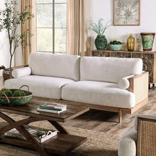 Load image into Gallery viewer, ALESUND Sofa, Beige/Light Oak, Natural &amp; Brown
