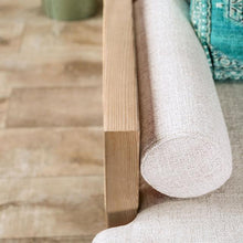 Load image into Gallery viewer, ALESUND Sofa, Beige/Light Oak, Natural &amp; Brown
