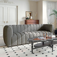 Load image into Gallery viewer, AVERSA Sofa, Black, Gray, &amp; White
