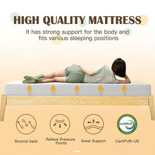 Load image into Gallery viewer, Forsythia 8&quot; E.King Green Tea Gel Memory Foam
