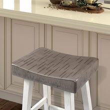 Load image into Gallery viewer, Biasca 29&quot; Stool (2/CTN) White, Brown, &amp; Black
