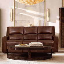 Load image into Gallery viewer, SOTERIOS Power Sofa, Medium Brown
