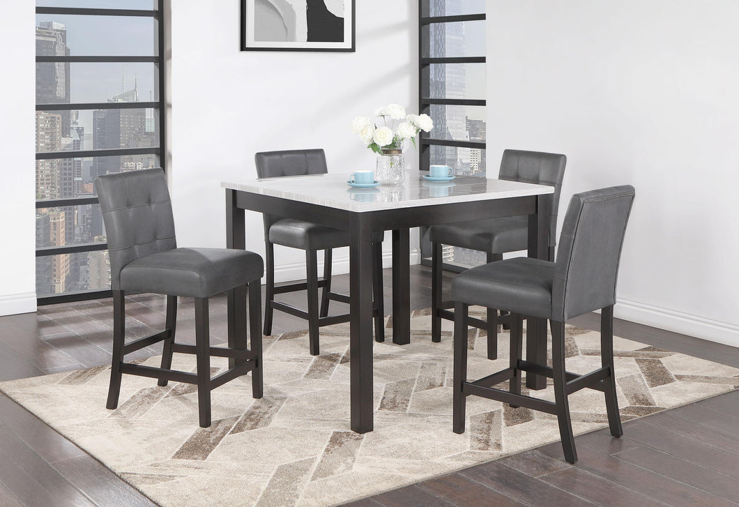 D4052 BAR TABLE AND 4 BAR STOOLS
