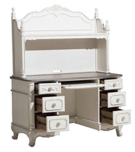 Load image into Gallery viewer, Cinderella Writing Desk in Antique White with Grey Rub-Through 1386NW-11
