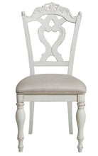 Load image into Gallery viewer, Cinderella Chair in Antique White with Grey Rub-Through 1386NW-11C
