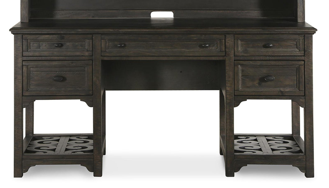 Magnussen Bellamy Desk Base in Peppercorn