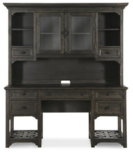Load image into Gallery viewer, Magnussen Bellamy Desk Base in Peppercorn
