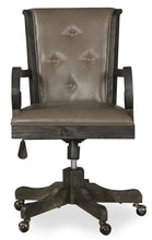 Load image into Gallery viewer, Magnussen Bellamy Fully Upholstered Swivel Chair in Peppercorn
