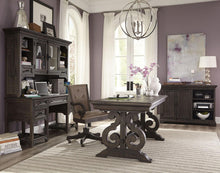 Load image into Gallery viewer, Magnussen Bellamy Fully Upholstered Swivel Chair in Peppercorn
