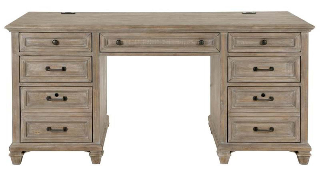 Magnussen Lancaster Executive Desk in Dove Tail Grey