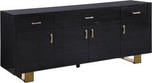 Load image into Gallery viewer, Excel Grey Oak Veneer Lacquer Sideboard/Buffet
