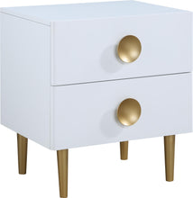 Load image into Gallery viewer, Zayne White Night Stand
