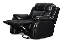 Load image into Gallery viewer, New Classic Fusion Swivel Glider Recliner with Power Foot Rest in Ebony
