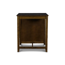 Load image into Gallery viewer, GIA 30&quot; COUNTER TABLE W/2 CHAIRS &amp; STG SHELF-BROWN
