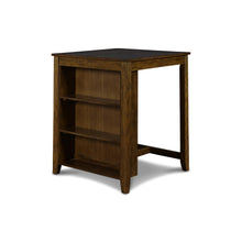 Load image into Gallery viewer, GIA 30&quot; COUNTER TABLE W/2 CHAIRS &amp; STG SHELF-BROWN
