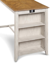 Load image into Gallery viewer, AMY 60&quot; COUNTER TABLE+CHAIRS W/STG (5 PC) -2 TONE BISQUE
