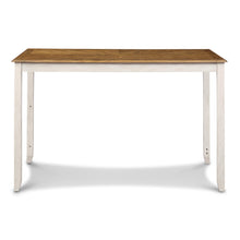 Load image into Gallery viewer, AMY 60&quot; COUNTER TABLE+CHAIRS W/STG (5 PC) -2 TONE BISQUE
