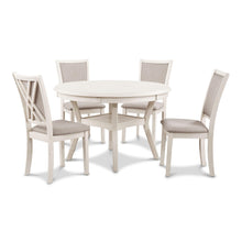 Load image into Gallery viewer, AMY 5PC ROUND DINING SET- BISQUE
