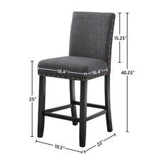 Load image into Gallery viewer, CRISPIN GRANITE GRAY COUNTER CHAIR- (2/Ctn)
