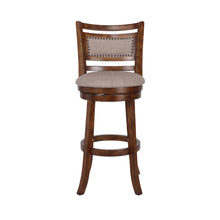 Load image into Gallery viewer, ABERDEEN 29&quot; BAR STOOL-DK BROWN W/FABRIC SEAT
