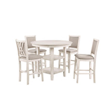 Load image into Gallery viewer, AMY 5 PC COUNTER TABLE SET-BISQUE
