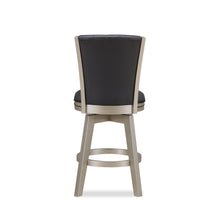 Load image into Gallery viewer, BERKELY 24&quot; SWIVEL COUNTER STOOL-BLK/PLATINUM
