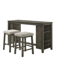 Load image into Gallery viewer, CHURON GATHERING BAR TABLE &amp; 2 STOOLS (3 PC SET)
