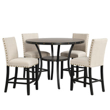 Load image into Gallery viewer, CRISPIN 48&quot; ROUND COUNTER TABLE-GRAY
