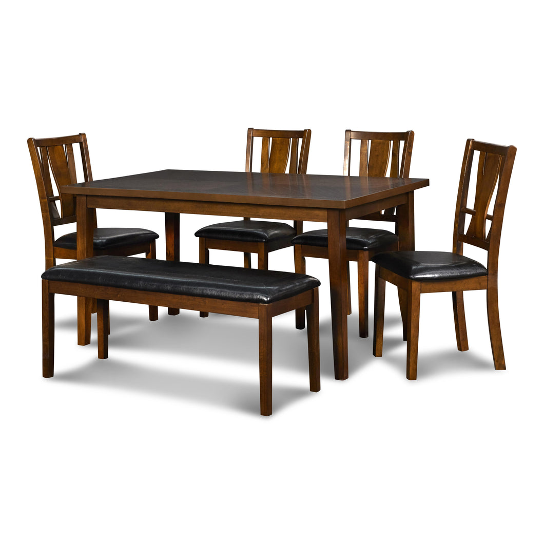 DIXON STD DINING 6 PC SET-DK ESPRESSO