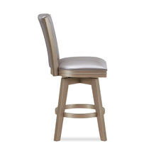 Load image into Gallery viewer, JAZZ 24&quot; SWIVEL COUNTER STOOL-PEARL/GOLD
