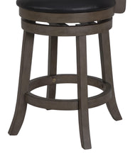 Load image into Gallery viewer, MANCHESTER 24&quot; COUNTER STOOL-ANT GRAY W/PU SEAT
