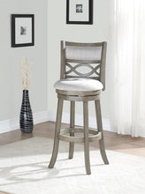 Load image into Gallery viewer, MANCHESTER 29&quot; BAR STOOL-ANT GRAY W/FABRIC SEAT
