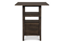 Load image into Gallery viewer, DERBY COUNTER TABLE &amp; 4 STOOLS (SET) - CHOCOLATE
