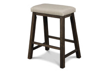 Load image into Gallery viewer, DERBY COUNTER TABLE &amp; 4 STOOLS (SET) - CHOCOLATE
