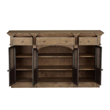 Load image into Gallery viewer, Pulaski Metal Door Light Oak Sideboard

