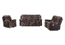 Load image into Gallery viewer, U6028 Reclining Sofa-Console Reclining Loveseat with Glider Recliner

