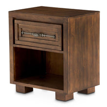 Load image into Gallery viewer, Aico Carrollton One Drawer Nightstand in Rustic Ranch KI-CRLN040-407 image
